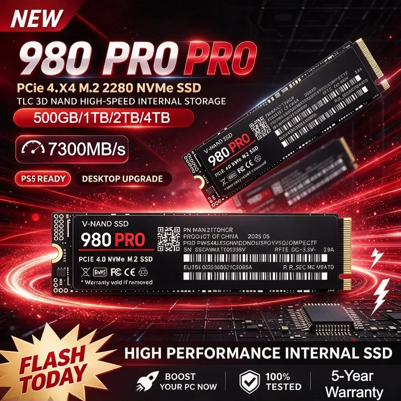 M.2 Nvme 4Tb Pcie 4.0 Ssd - High-Speed 980 PRO PCIe 4.0 X4
