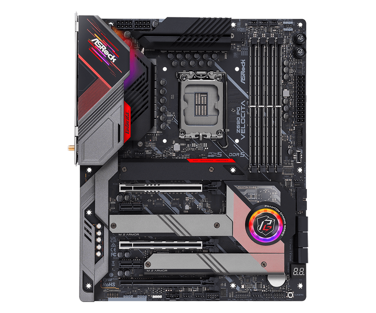 Asrock Z690 PG VELOCITA Mother - Lga 1700 Ddr5 Itx Motherboard ulasan dan harga