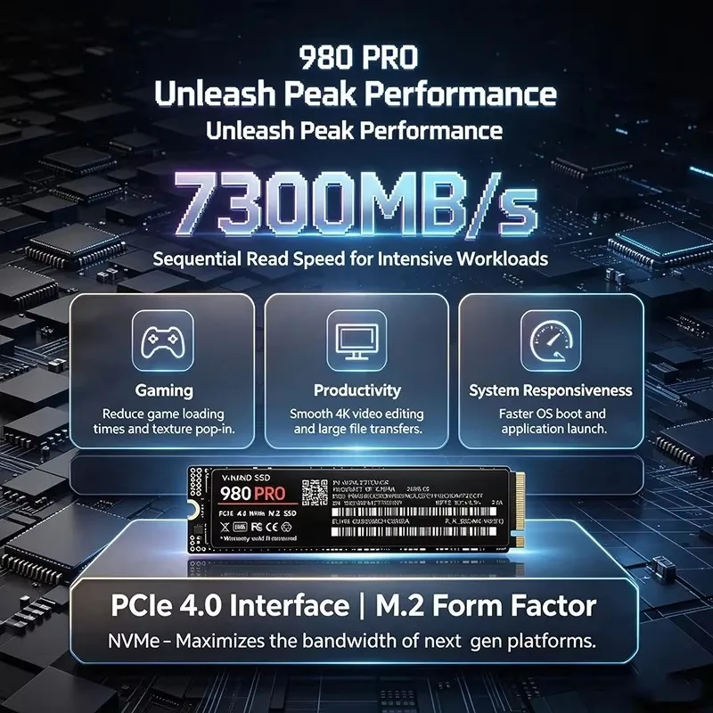 High-Speed 980 PRO PCIe 4.0 X4 - M.2 Nvme 4Tb Pcie 4.0 Ssd ulasan dan harga