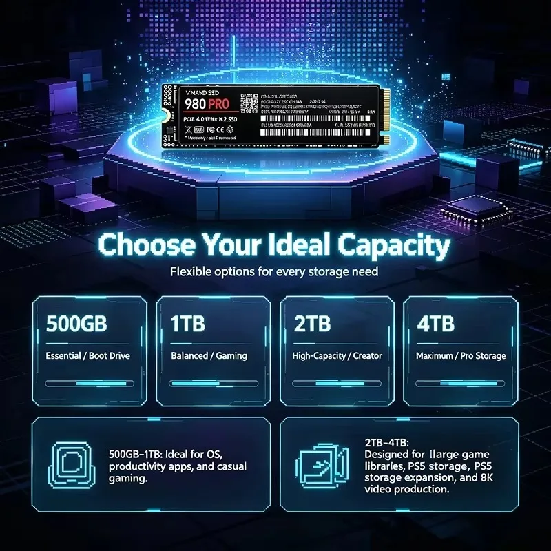 High-Speed 980 PRO PCIe 4.0 X4 - M.2 Nvme 4Tb Pcie 4.0 Ssd ulasan dan harga