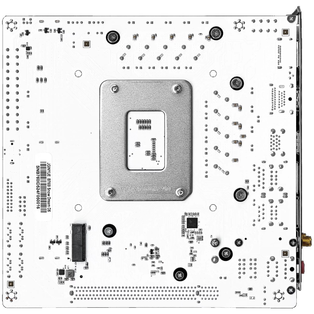 JGINYUE  B760i-Snow Dream  Mot - Lga 1700 Ddr5 Itx Motherboard ulasan dan harga