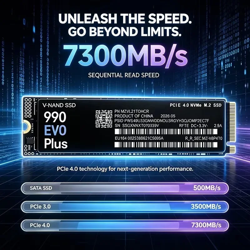 NEW 990 EVO Plus M.2 2280 NVMe - M.2 Nvme 4Tb Pcie 4.0 Ssd ulasan dan harga