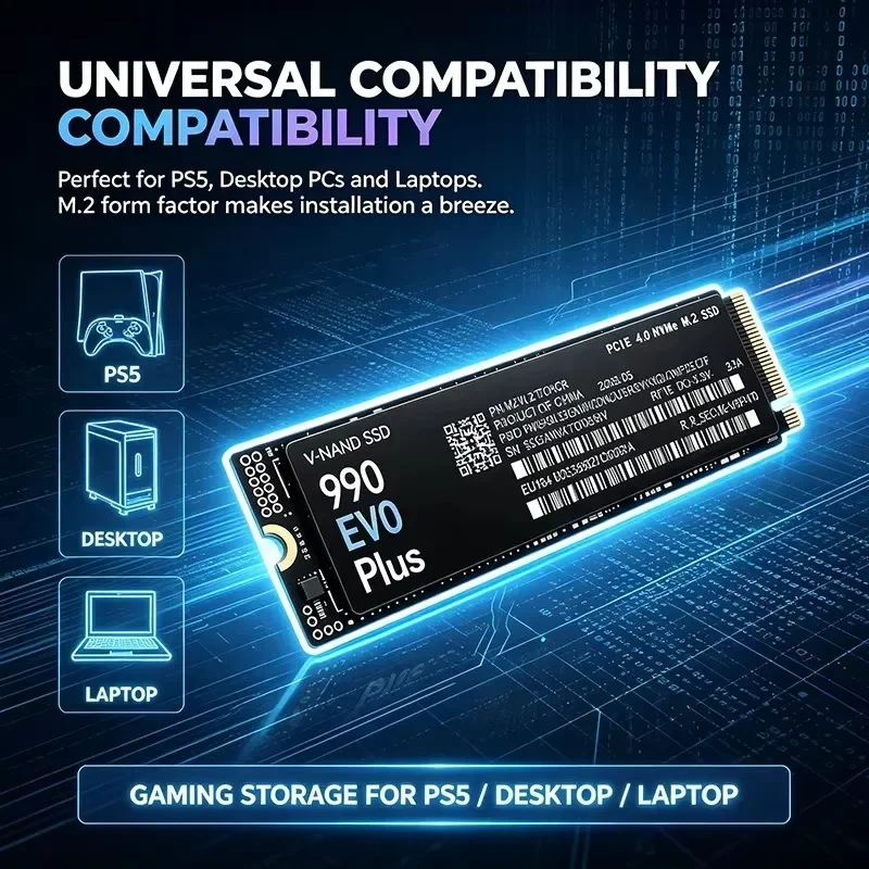 NEW 990 EVO Plus M.2 2280 NVMe - M.2 Nvme 4Tb Pcie 4.0 Ssd ulasan dan harga
