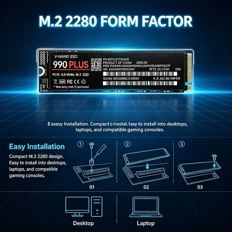 990 Plus M.2 NVMe PCIe 4.0 SSD - M.2 Nvme 4Tb Pcie 4.0 Ssd ulasan dan harga