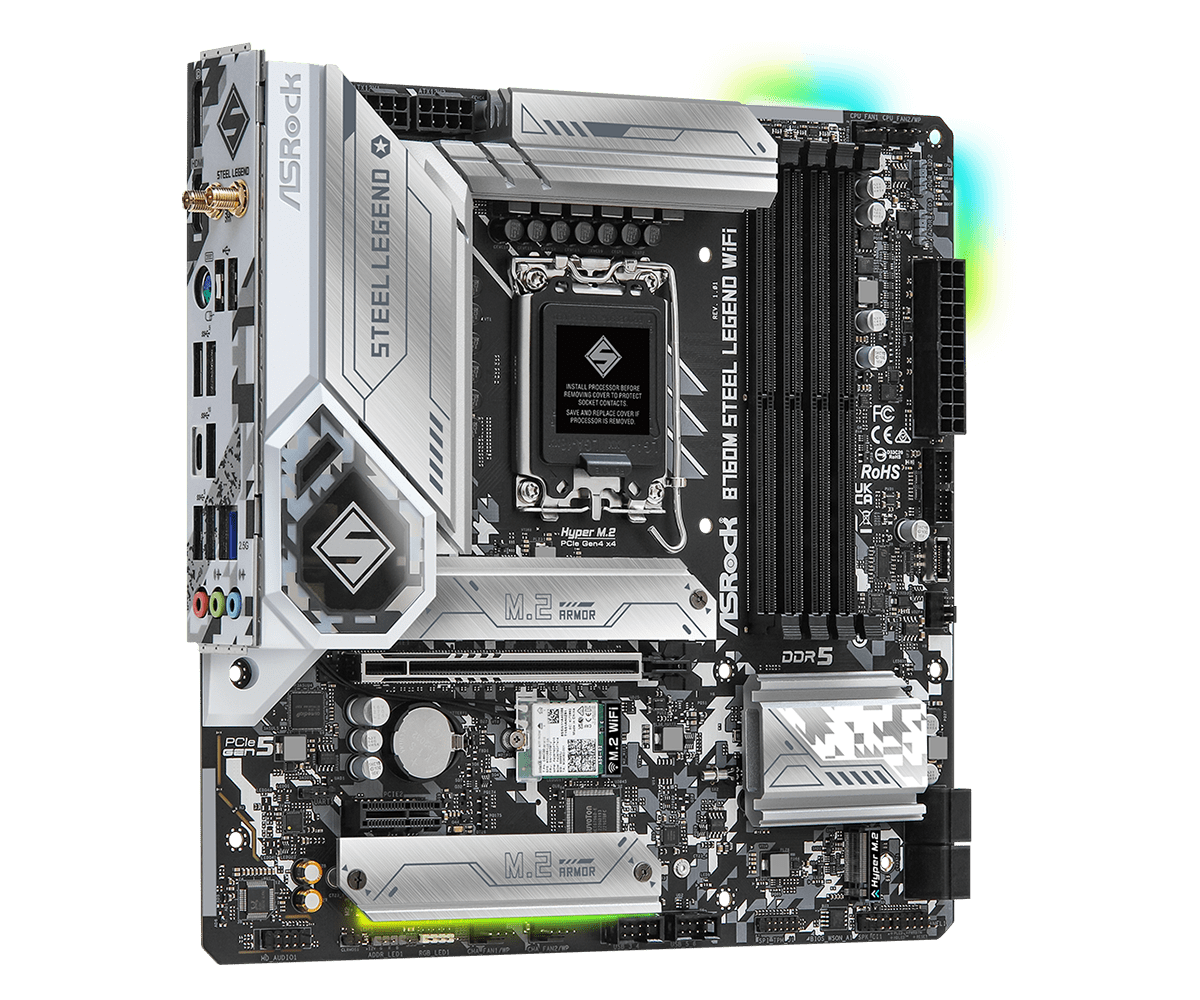 ASROCK B760M STEEL LEGEND WIFI - Lga 1700 Ddr5 Itx Motherboard ulasan dan harga