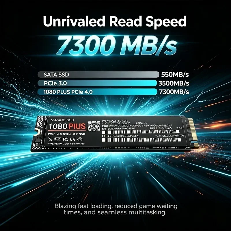 High Speed 100% Original 1080  - M.2 Nvme 4Tb Pcie 4.0 Ssd ulasan dan harga